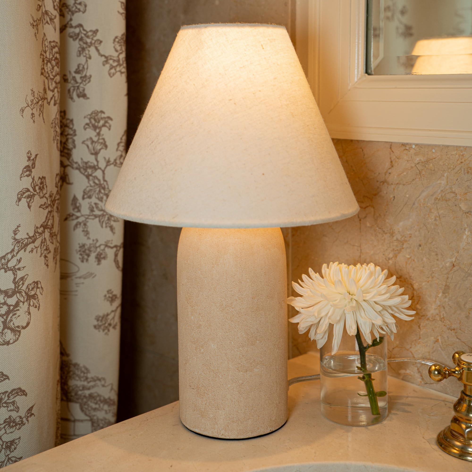 14" Organic Boho Small Table Lamp - From Where - 