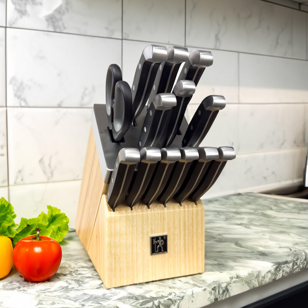 14 - pc Self - Sharpening Knife Block Set - From Where - 