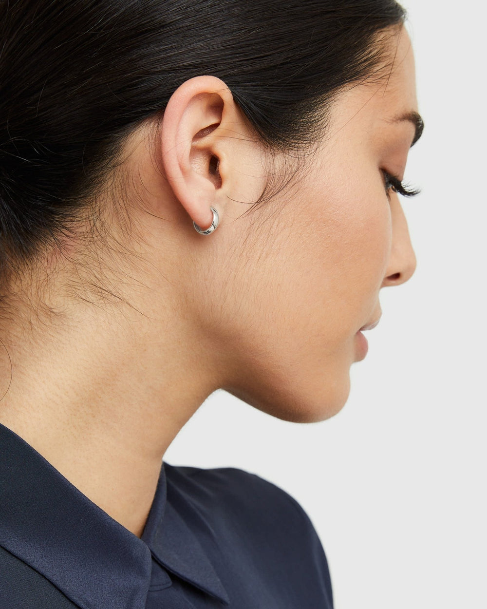 14K Gold Bold Hoops - From Where Finds -