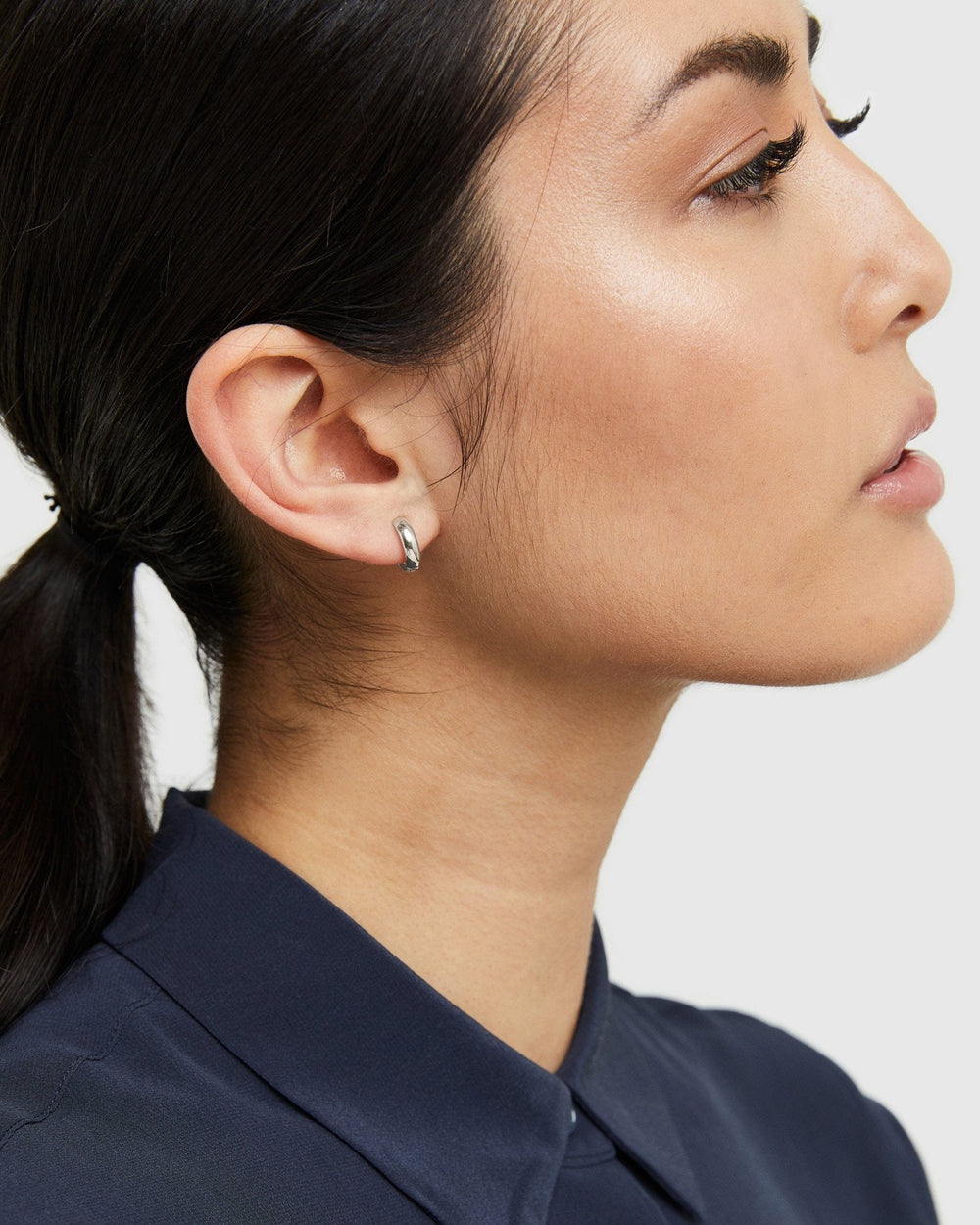 14K Gold Bold Hoops - From Where Finds -