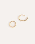 14K Gold Bold Hoops - From Where Finds -