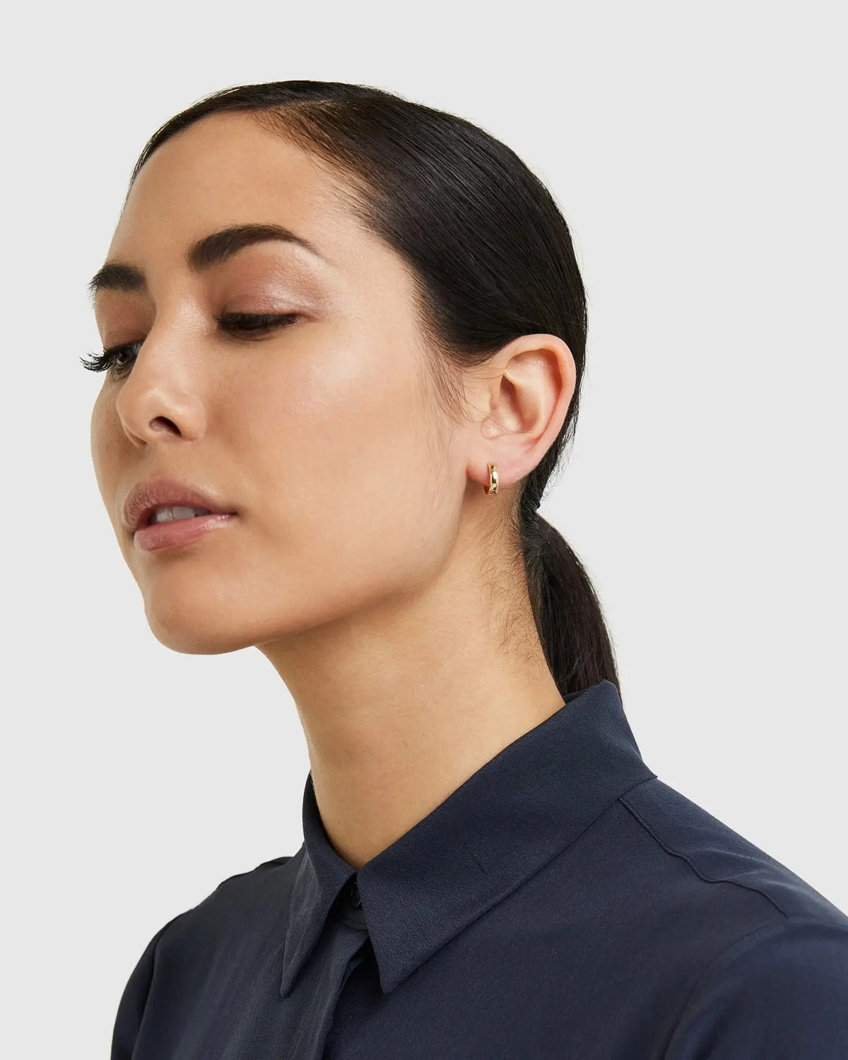 14K Gold Bold Hoops - From Where Finds -