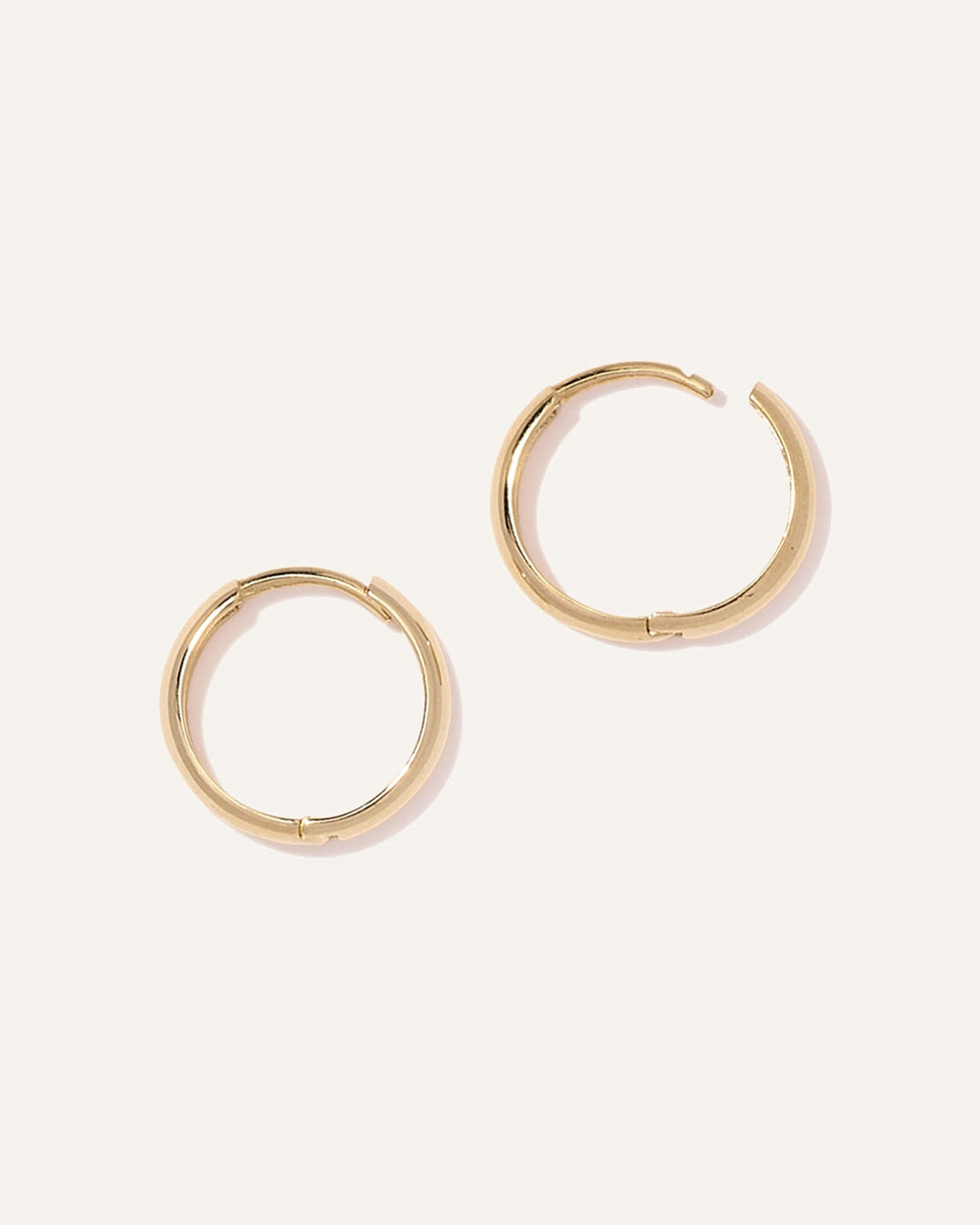 14K Gold Bold Hoops - From Where Finds -