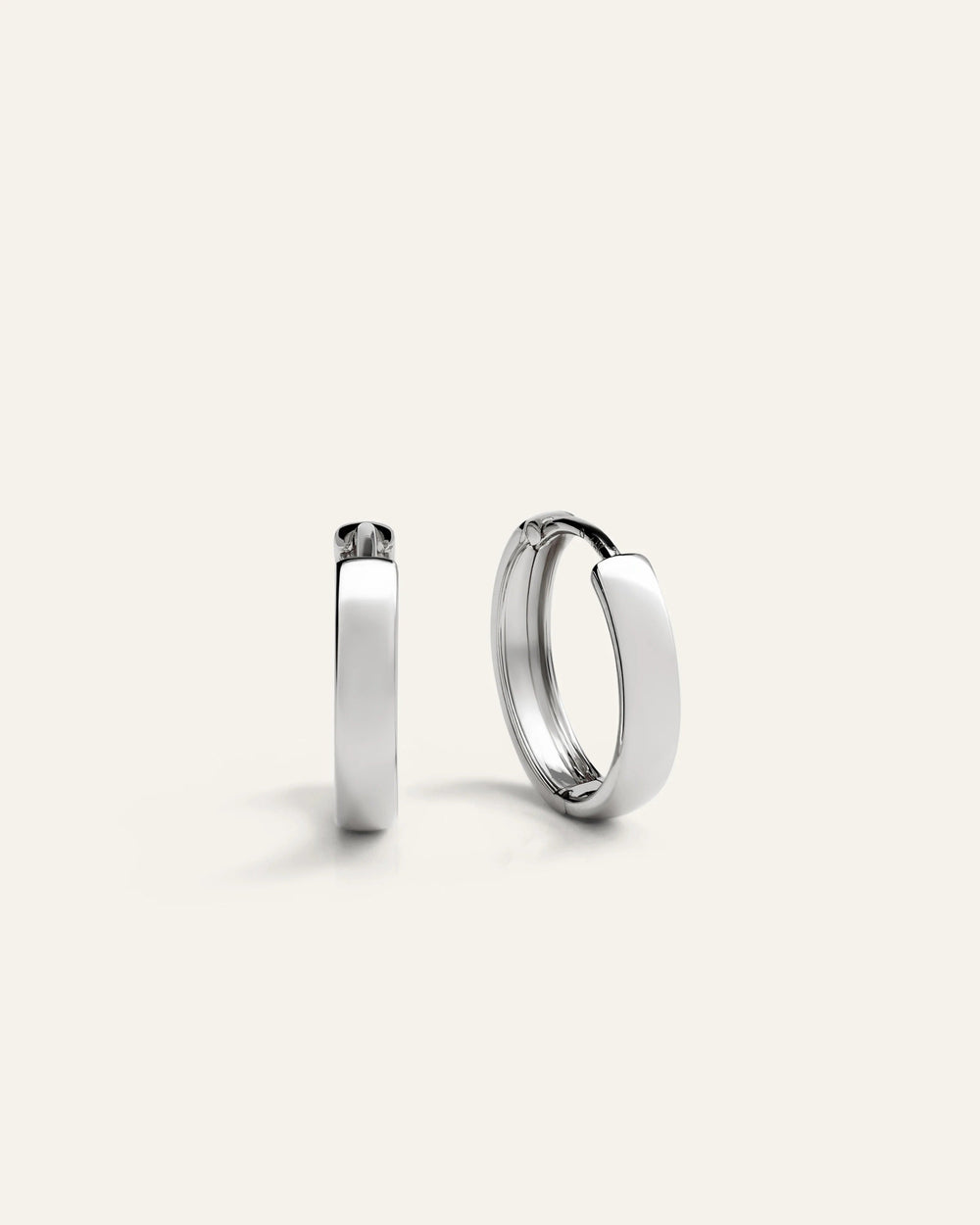 14K Gold Bold Hoops - From Where Finds -