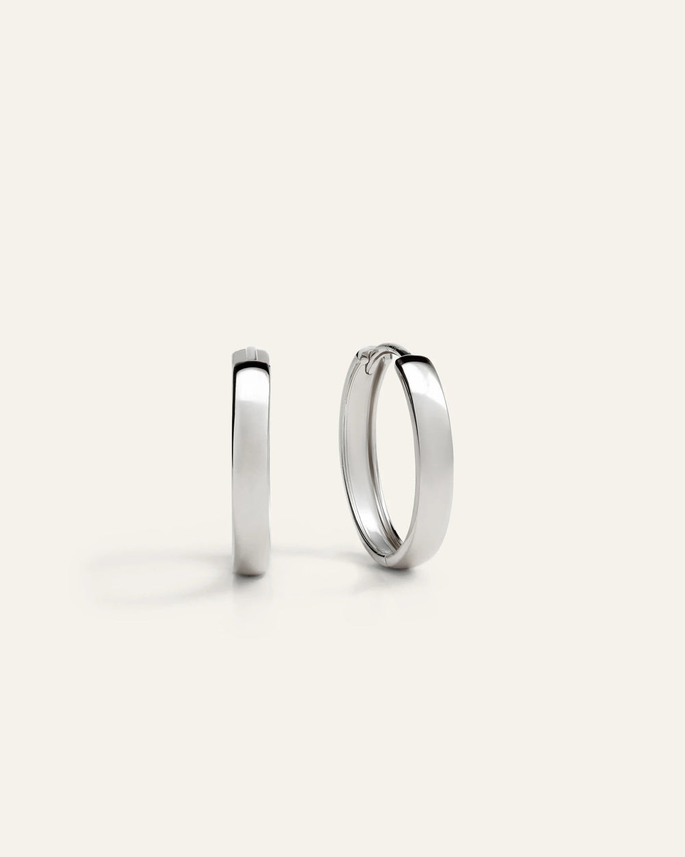 14K Gold Bold Hoops - From Where Finds -