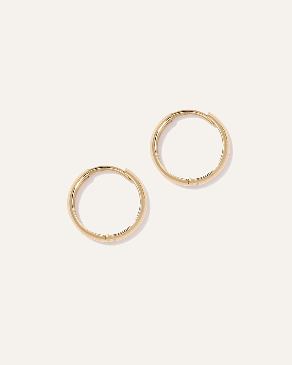 14K Gold Bold Hoops - From Where Finds -