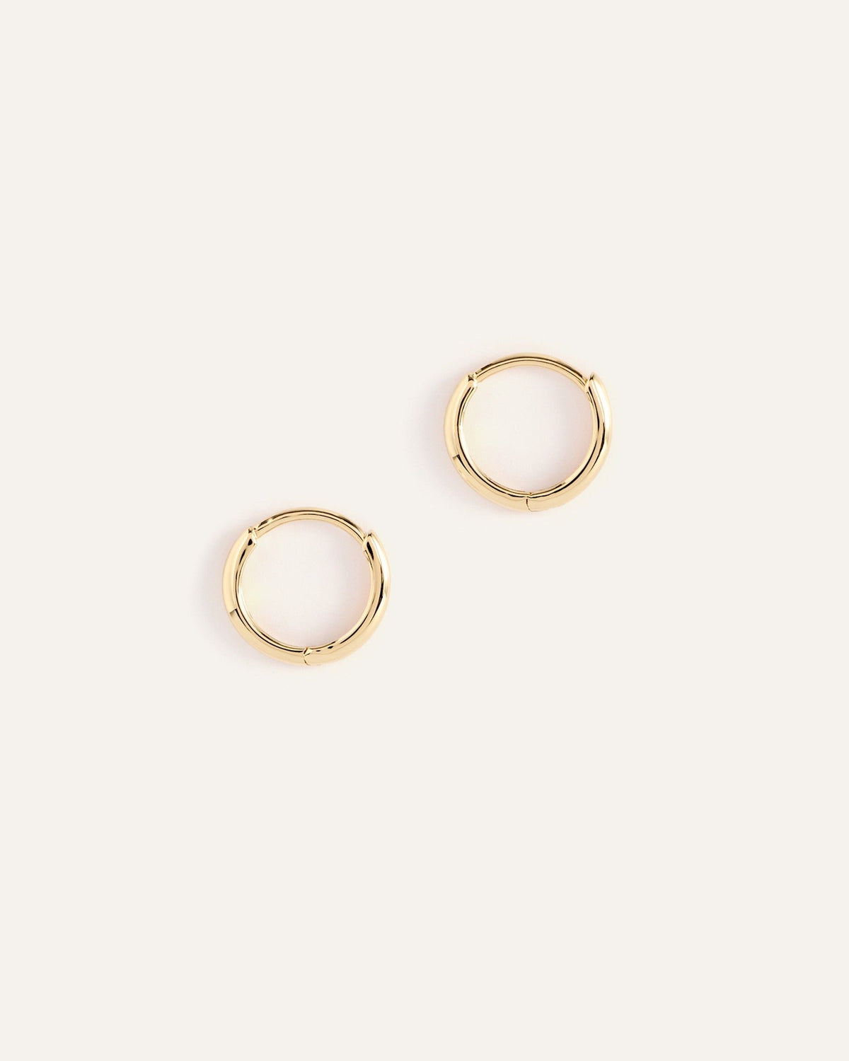 14K Gold Bold Hoops - From Where Finds -