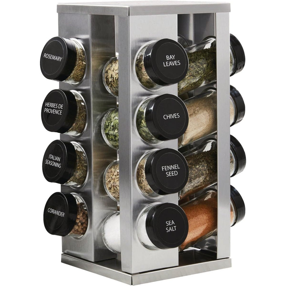 16 Jar Revolving Countertop Spice Rack - From Where - 