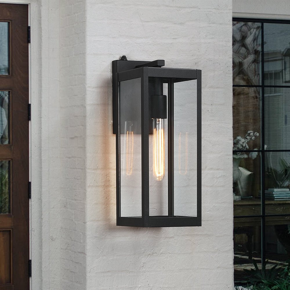 16.5" Outdoor Wall Lantern Sconce - From Where - 
