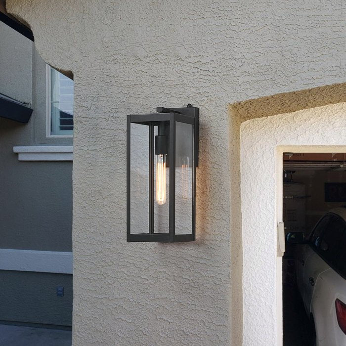 16.5" Outdoor Wall Lantern Sconce - From Where - 