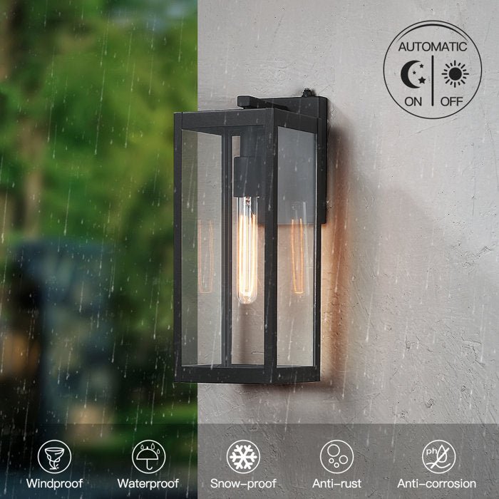 16.5" Outdoor Wall Lantern Sconce - From Where - 