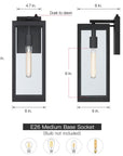 16.5" Outdoor Wall Lantern Sconce - From Where - 