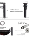 16.5 Round Ceramic Bathroom Sink Combo - From Where - 