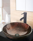 16.5 Round Ceramic Bathroom Sink Combo - From Where - 