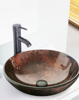 16.5 Round Ceramic Bathroom Sink Combo - From Where - 