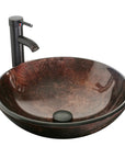 16.5 Round Ceramic Bathroom Sink Combo - From Where - 