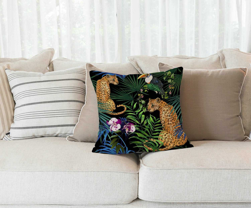 18" Animal Print Pillow Cover - From Where - 