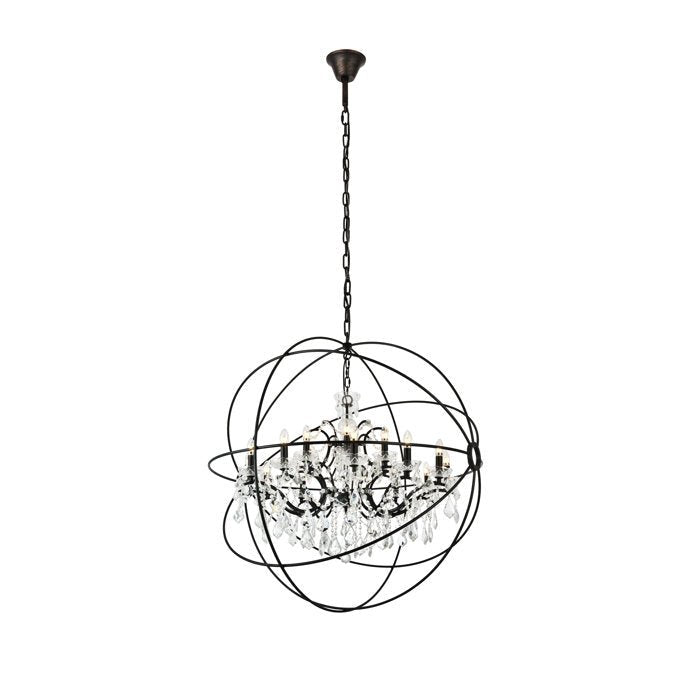 18 - Light Candle Globe Chandelier - From Where - 