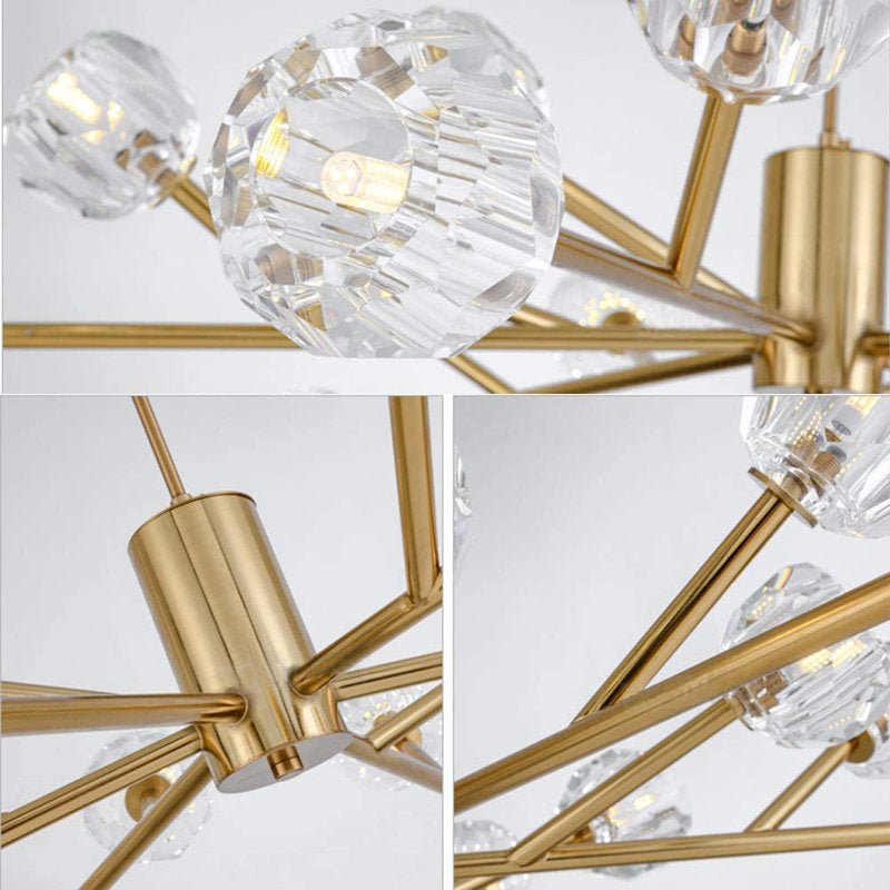 18 - Light Sputnik Chandelier with LED Bulbs - From Where - 