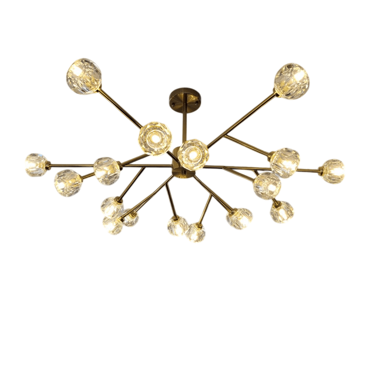 18 - Light Sputnik Chandelier with LED Bulbs - From Where - 