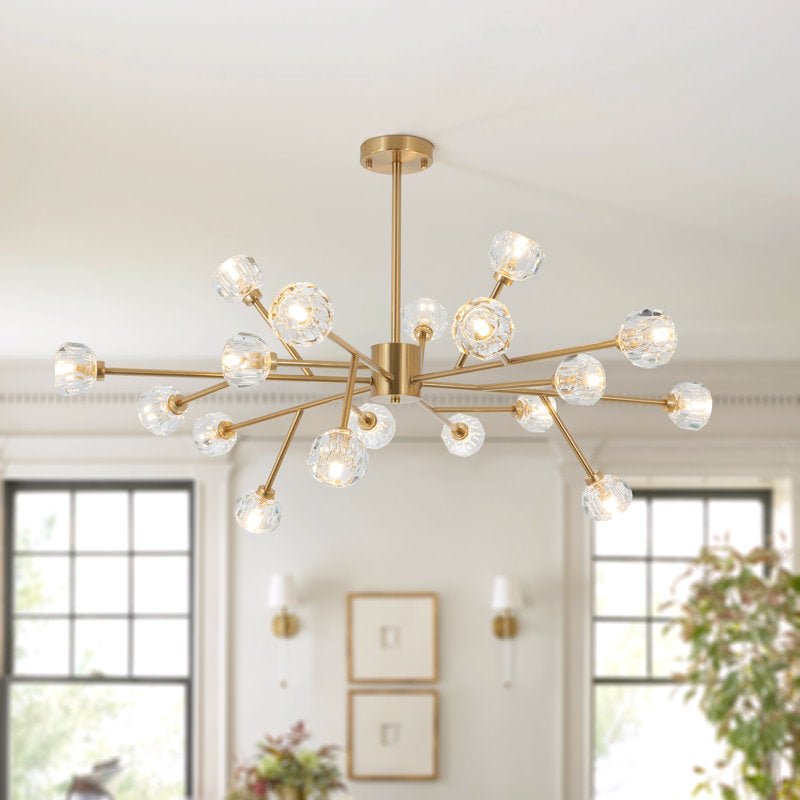 18 - Light Sputnik Chandelier with LED Bulbs - From Where - 