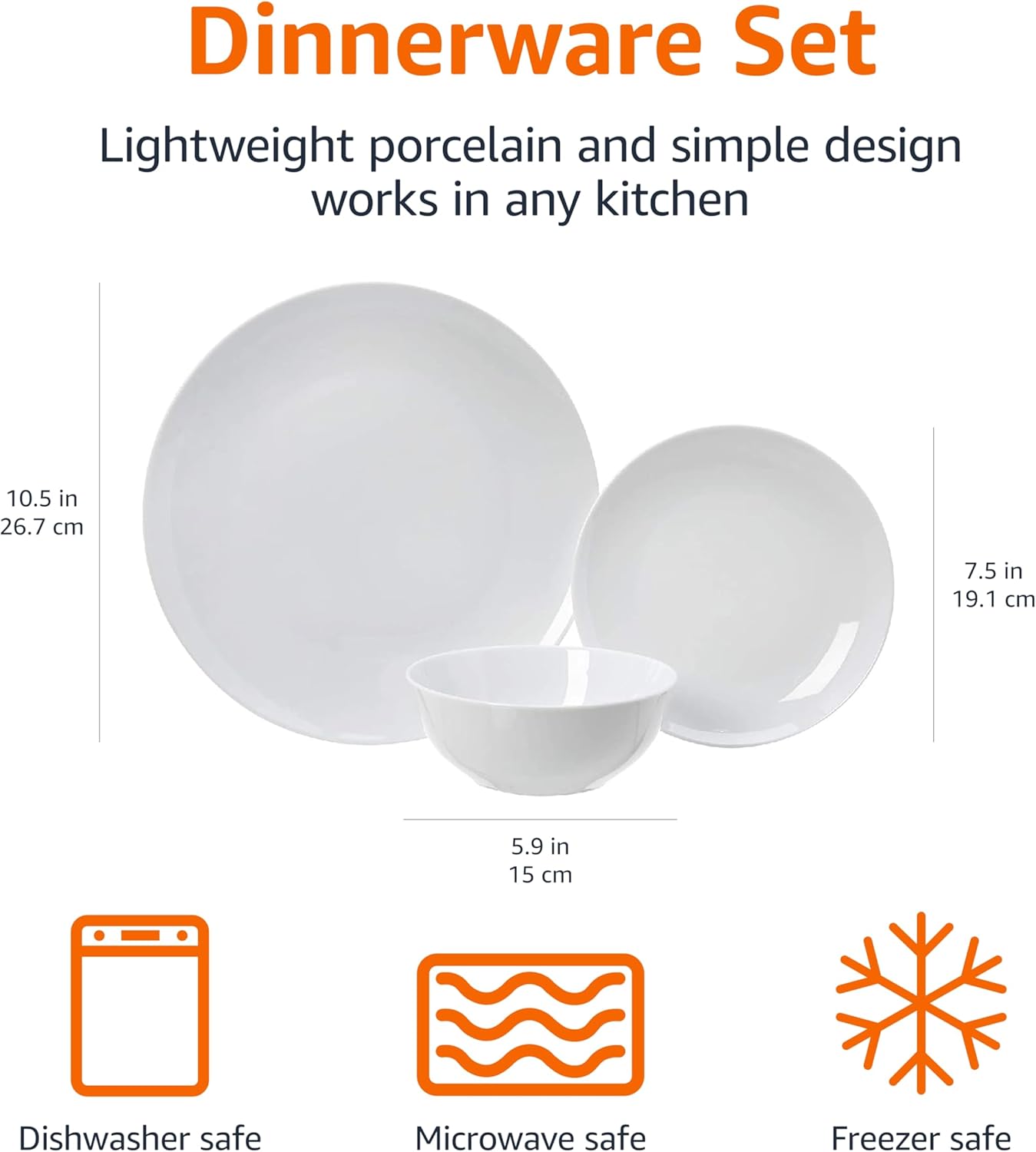 18 - Piece Kitchen Dinnerware Set - From Where - 