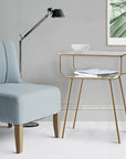 19'' W Metal Nightstand - From Where - 