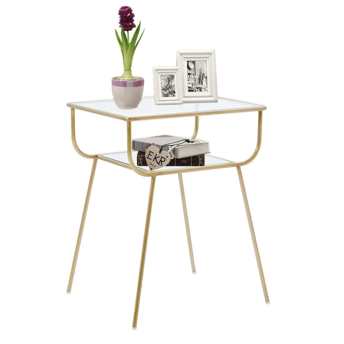 19'' W Metal Nightstand - From Where - 