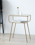 19'' W Metal Nightstand - From Where - 