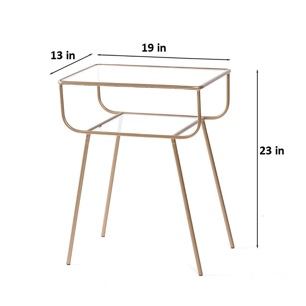 19'' W Metal Nightstand - From Where - 