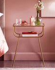 19'' W Metal Nightstand - From Where - 