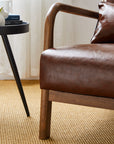 https://www.walmart.com/ip/Glitzhome-Mid-Century-Solid-Wood-Frame-Accent-Chair-Modern-Leather-Lazy-Chair/1090450800
