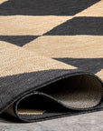 Adelaide Harlequin Indoor/Outdoor Rug | Dark Grey