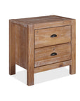 2 - Drawer Solid Wood Bedside Nightstand - From Where - 