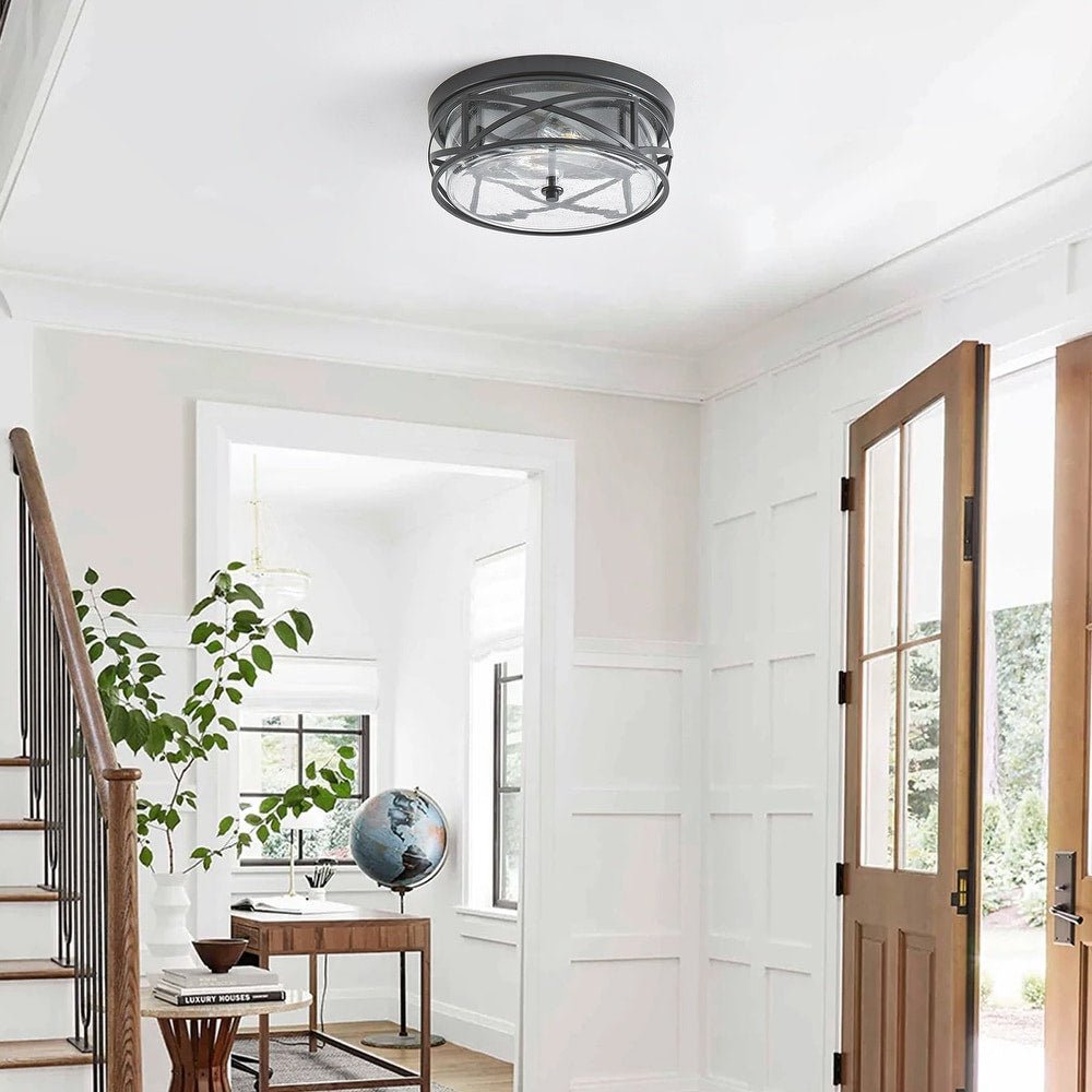 2 - Light Metal Frame Ceiling Light - From Where - 
