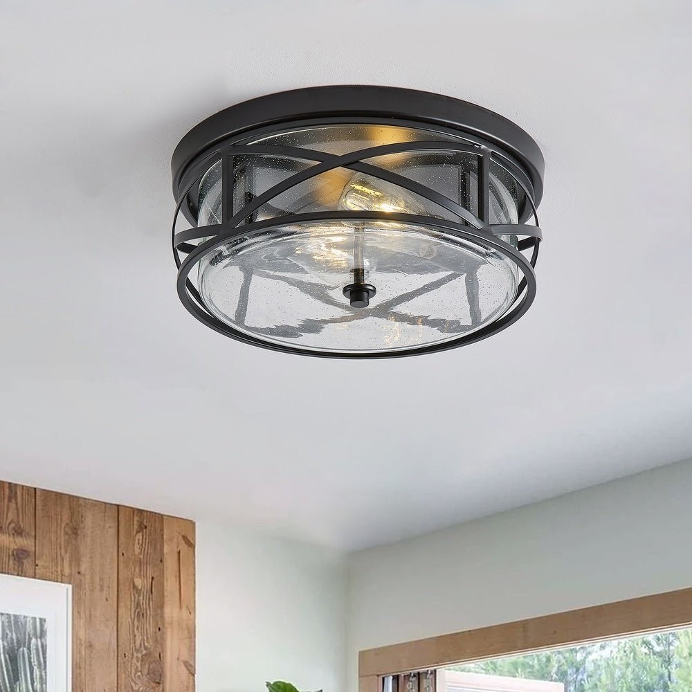 2 - Light Metal Frame Ceiling Light - From Where - 