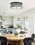 2 - Light Metal Frame Ceiling Light - From Where - 