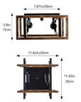 2 - Light Square Ceiling Light - From Where - 