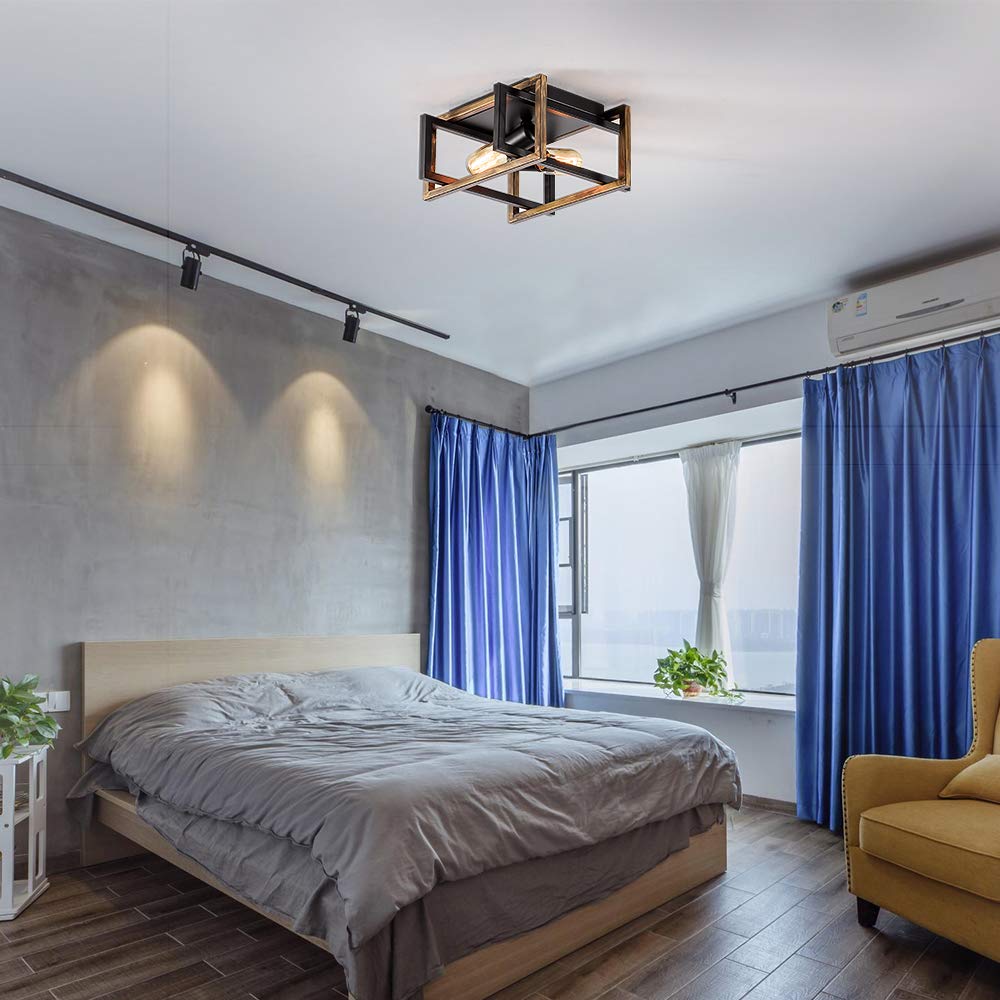 2 - Light Square Ceiling Light - From Where - 