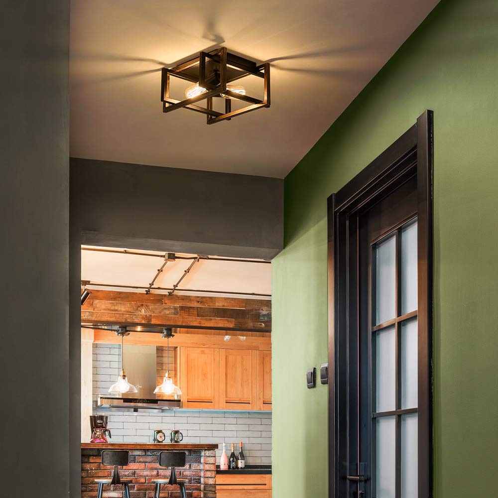 2 - Light Square Ceiling Light - From Where - 