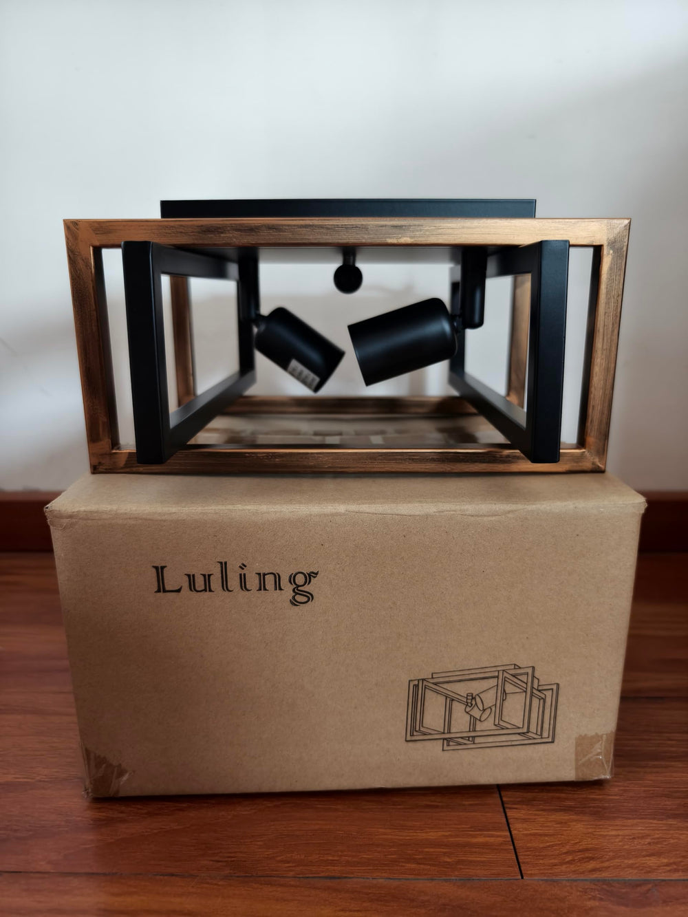 2 - Light Square Ceiling Light - From Where - 