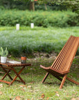 2 - Pack Acacia Folding Chairs - From Where - 