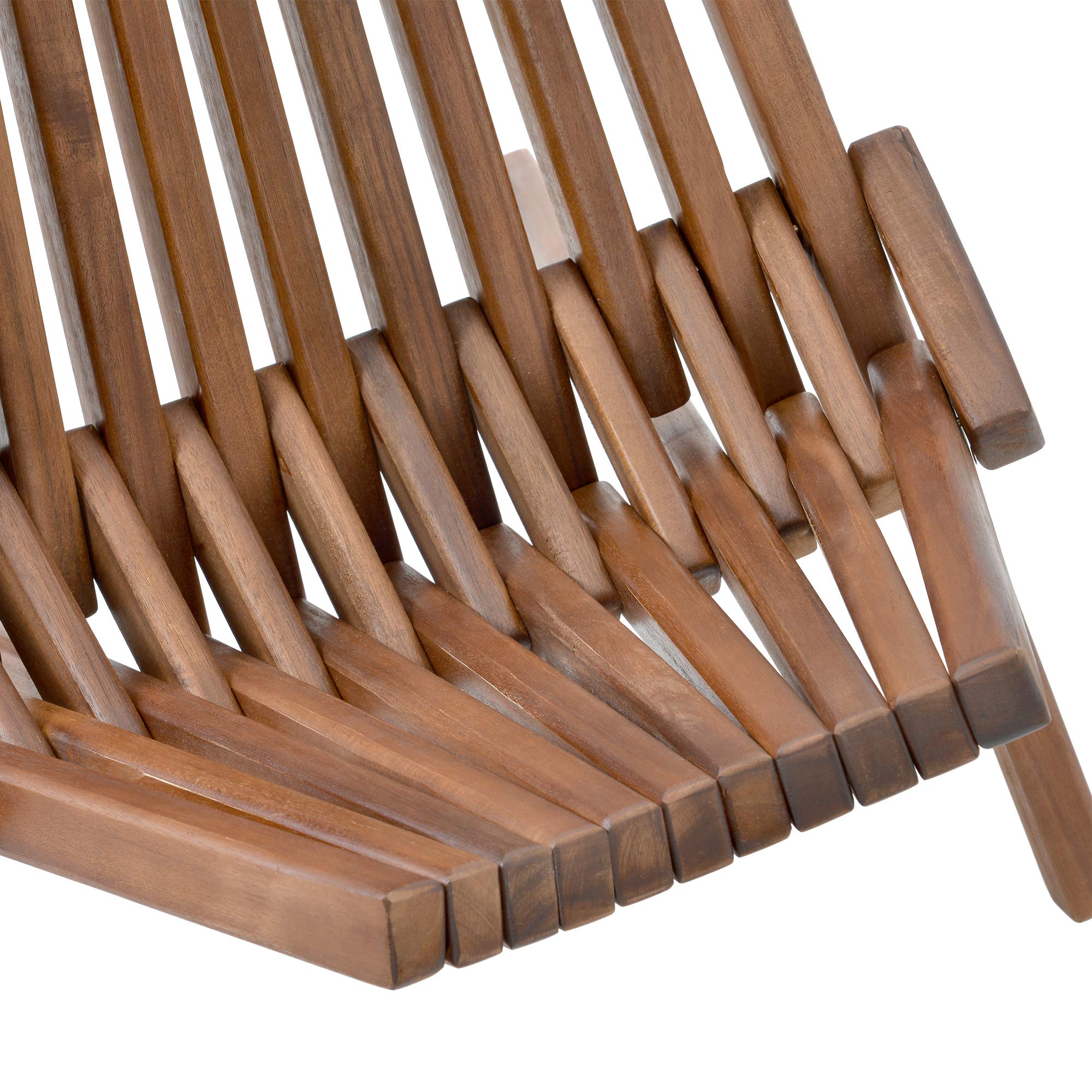 2 - Pack Acacia Folding Chairs - From Where - 