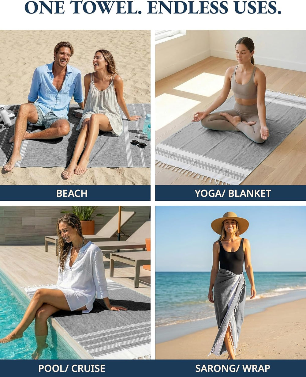 2 Pack Beach Towels Oversized - From Where Finds -