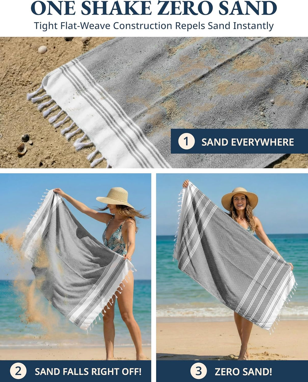 2 Pack Beach Towels Oversized - From Where Finds -