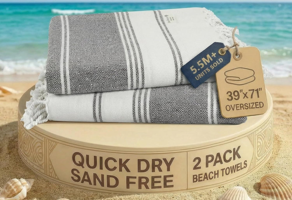 2 Pack Beach Towels Oversized - From Where Finds -