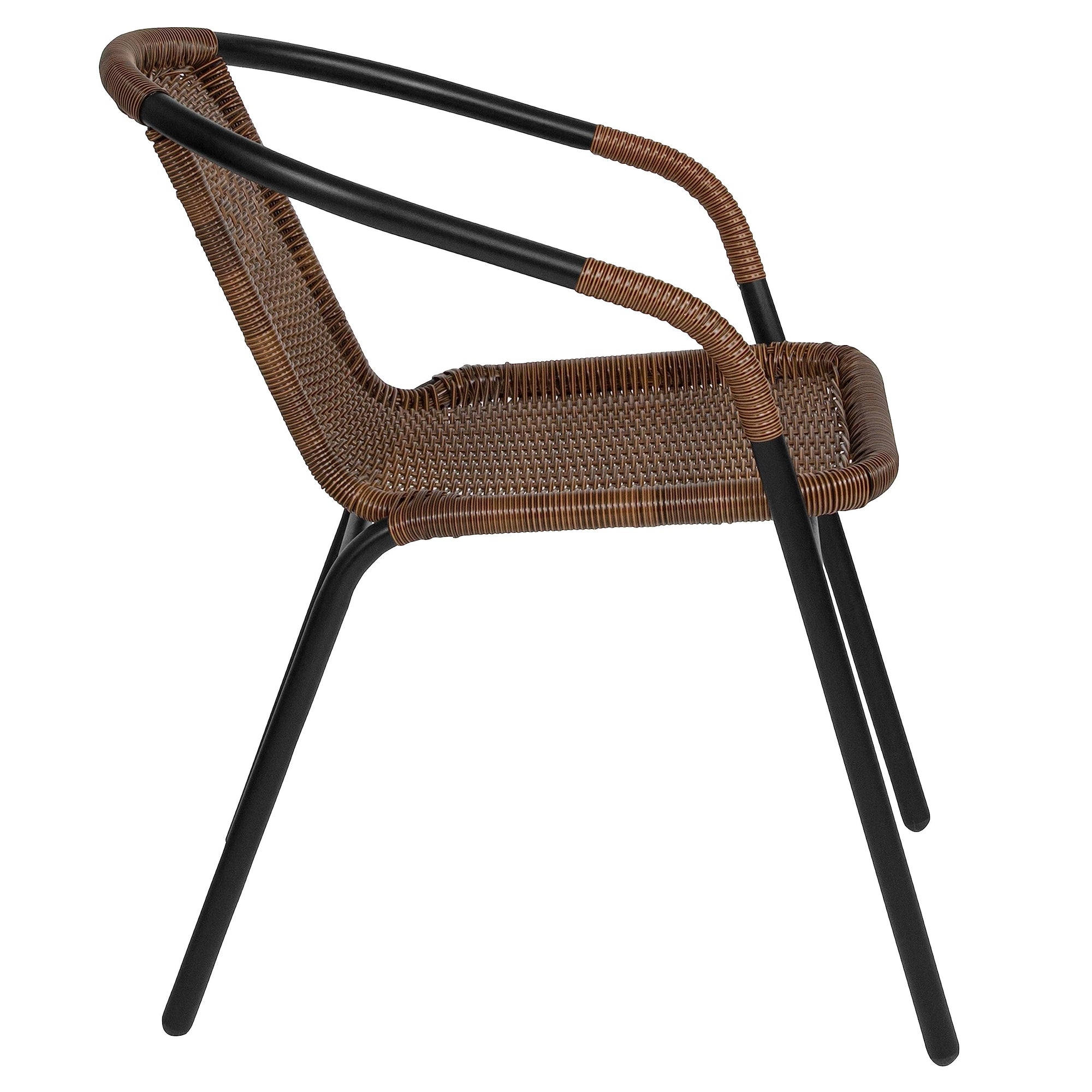 2 Pack Brown Rattan Chairs - From Where - 