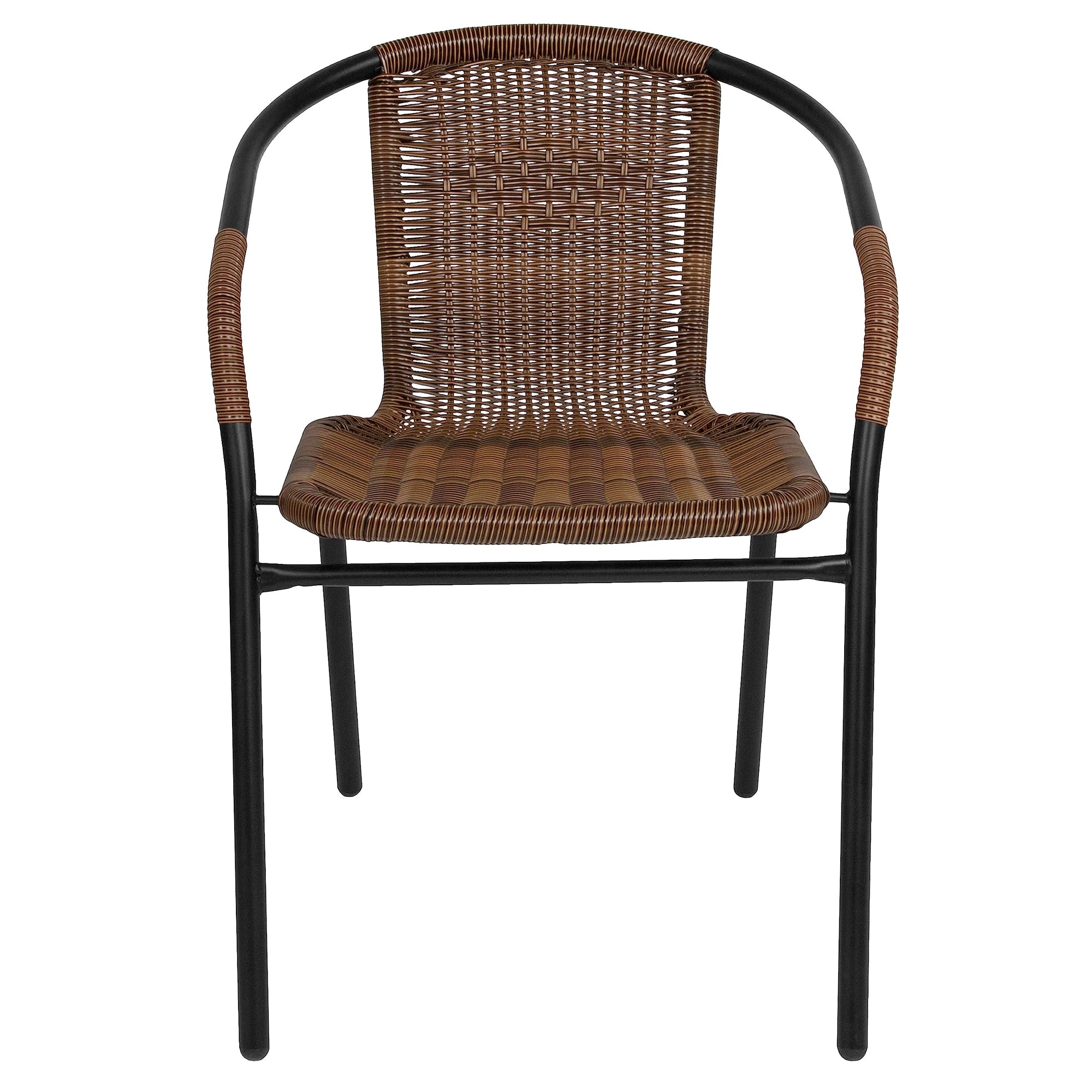2 Pack Brown Rattan Chairs - From Where - 