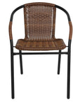 2 Pack Brown Rattan Chairs - From Where - 