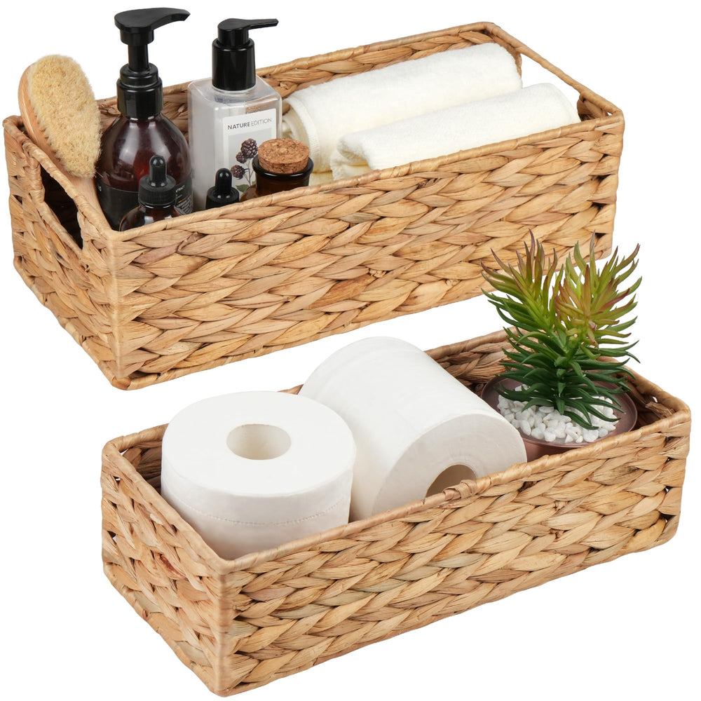 2 Pack Water Hyacinth Toilet Paper Basket - From Where - 